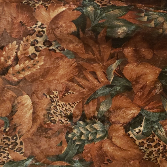 Animal jungle print long sleeve top large - Picture 2 of 6